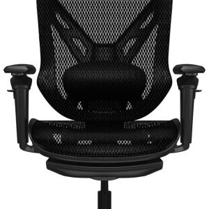 COUGAR Speeder Ergonomic Mesh Chair, Chenille Yarns mesh Fabric, 3D armrest, Adjustable Headrest/Backrest Height/Lumbar Support/Sliding seat, Retractable footrest, Wire Control Mechanism