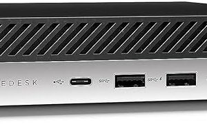 HP EliteDesk 800 G5 Mini PC empresarial, Intel Hexa-Core i5-9500T hasta 3.70GHz, 16GB DDR4 RAM, 256GB NVMe SSD, WiFi 6, Bluetooth 5.1, HDMI, DisplayPort, Windows 11 de 64 bits (renovado)
