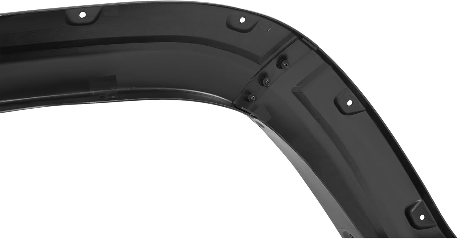 Fender Flares Compatible with 2014-2023 Toyota 4Runner Wheel Cover Protectors Front & Rear Pocket Rivet Smooth Style 4PCS Textured Black