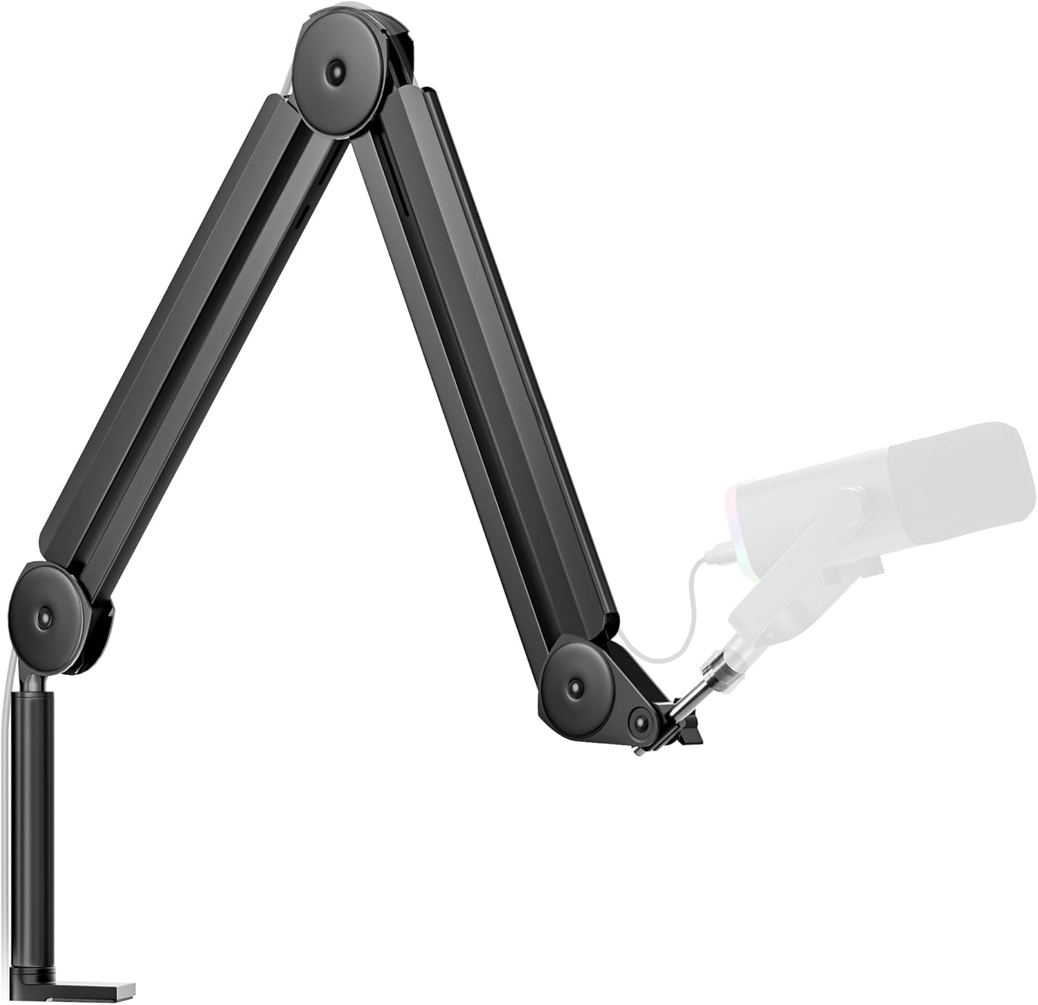 InnoGear Soporte de brazo de micrófono con gestión de cables para Blue Yeti, FIFINE AM8, K669B, HyperX QuadCast S, SoloCast, AT2020, Shure SM7B, MV7 y otros micrófonos