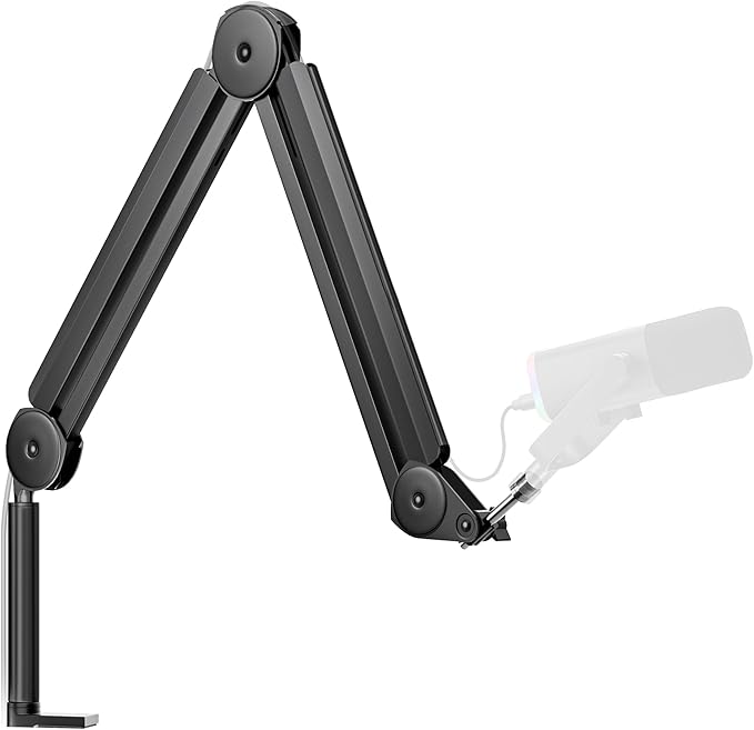 InnoGear Soporte de brazo de micrófono con gestión de cables para Blue Yeti, FIFINE AM8, K669B, HyperX QuadCast S, SoloCast, AT2020, Shure SM7B, MV7 y otros micrófonos