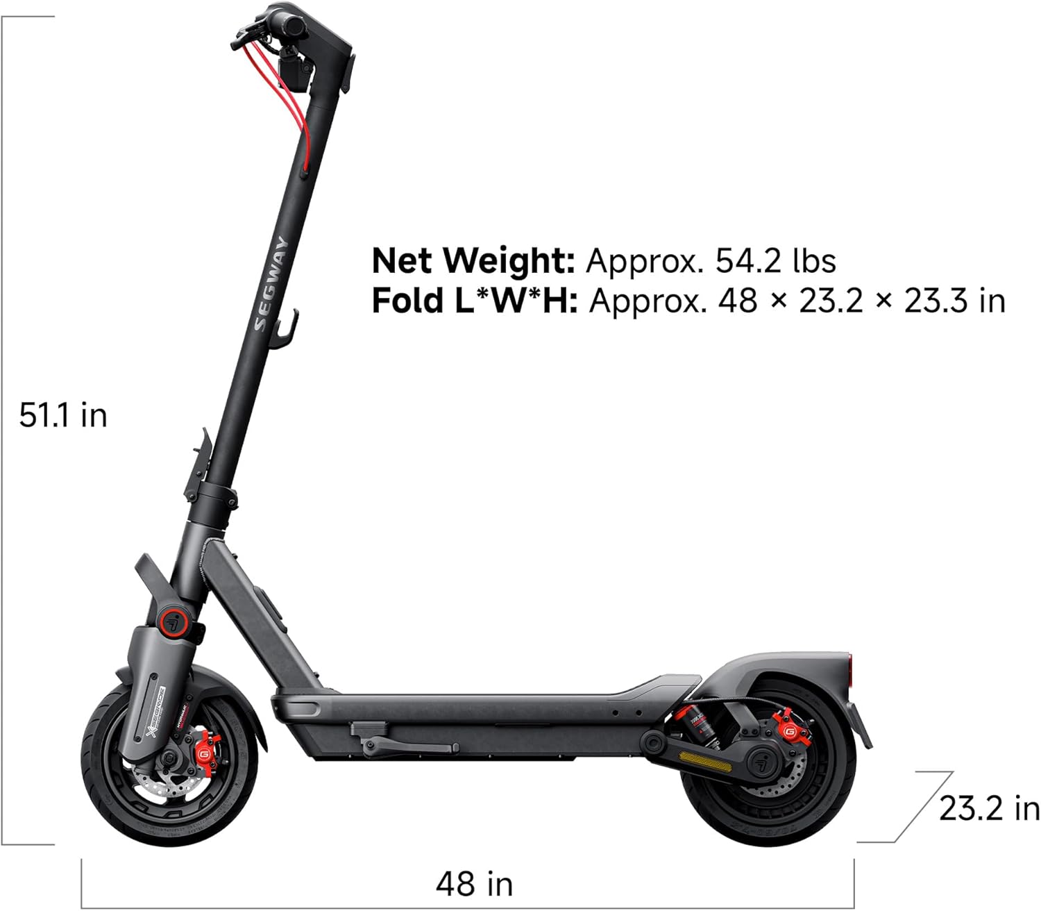 Segway Ninebot MAX Series Electric Scooter, Up to 22–28 MPH, Long Rang, Dual Suspension & Braking System, Fast Charging, Scooter for Adults, UL-2272 2271 Certified (G2/G3)