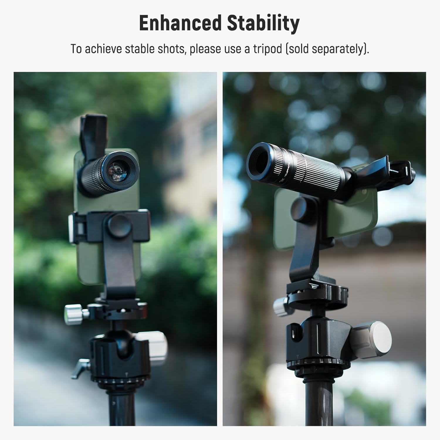 NEEWER 7X Telephoto Lens with Phone Lens Clip Compatible with iPhone Samsung, 15 Elements 12 Groups 7X Magnification Phone Lens for 17mm Thread Phone Cage/Phone Case/Backplate, LS-36 PRO