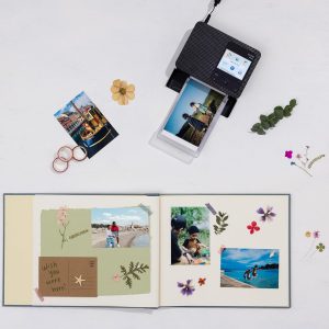 Canon Selphy CP1500 Photo Printer Bundle (Black) with KP-108 Paper (108 Sheets) 3 Color Ink Cartridges & Tudak Cleaning Cloth – Wireless Compact Dye-Sub Printer Kit