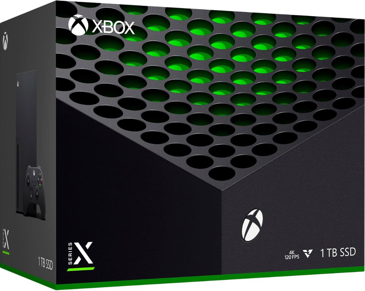 Xbox Series X 1TB Gaming Console Console + 1 Wireless Controller - Backward Compatible with Thousands of Games, Fine-Tuned Performance, True 4K Gaming, Up to 120 FPS - HDMI_Cable