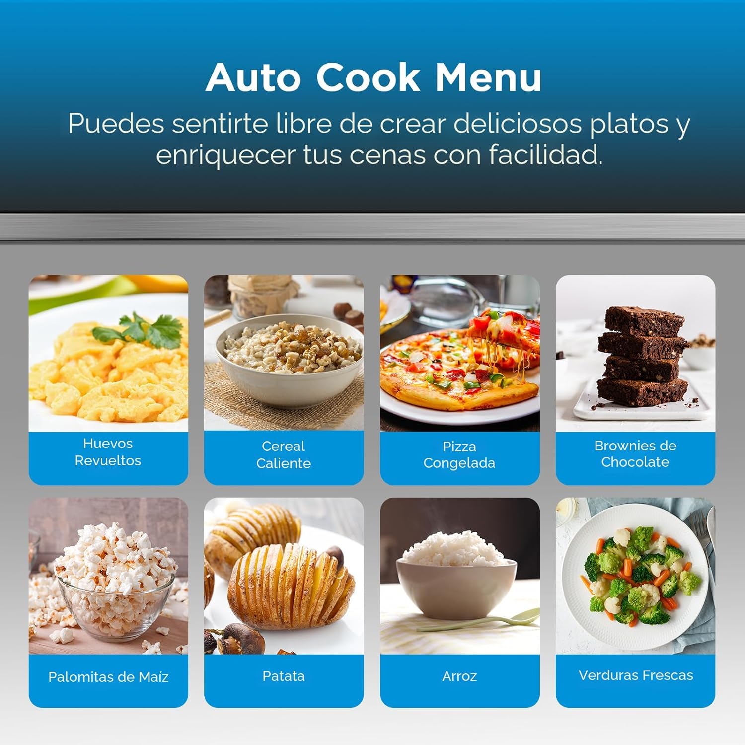 Midea MMO12S3ASTZ Microondas de sobremesa, 1.2 pies cúbicos Microondas delgados con cocción por sensor, Microondas de acero inoxidable, 1000W de potencia de calentamiento con ventilador de ventilación