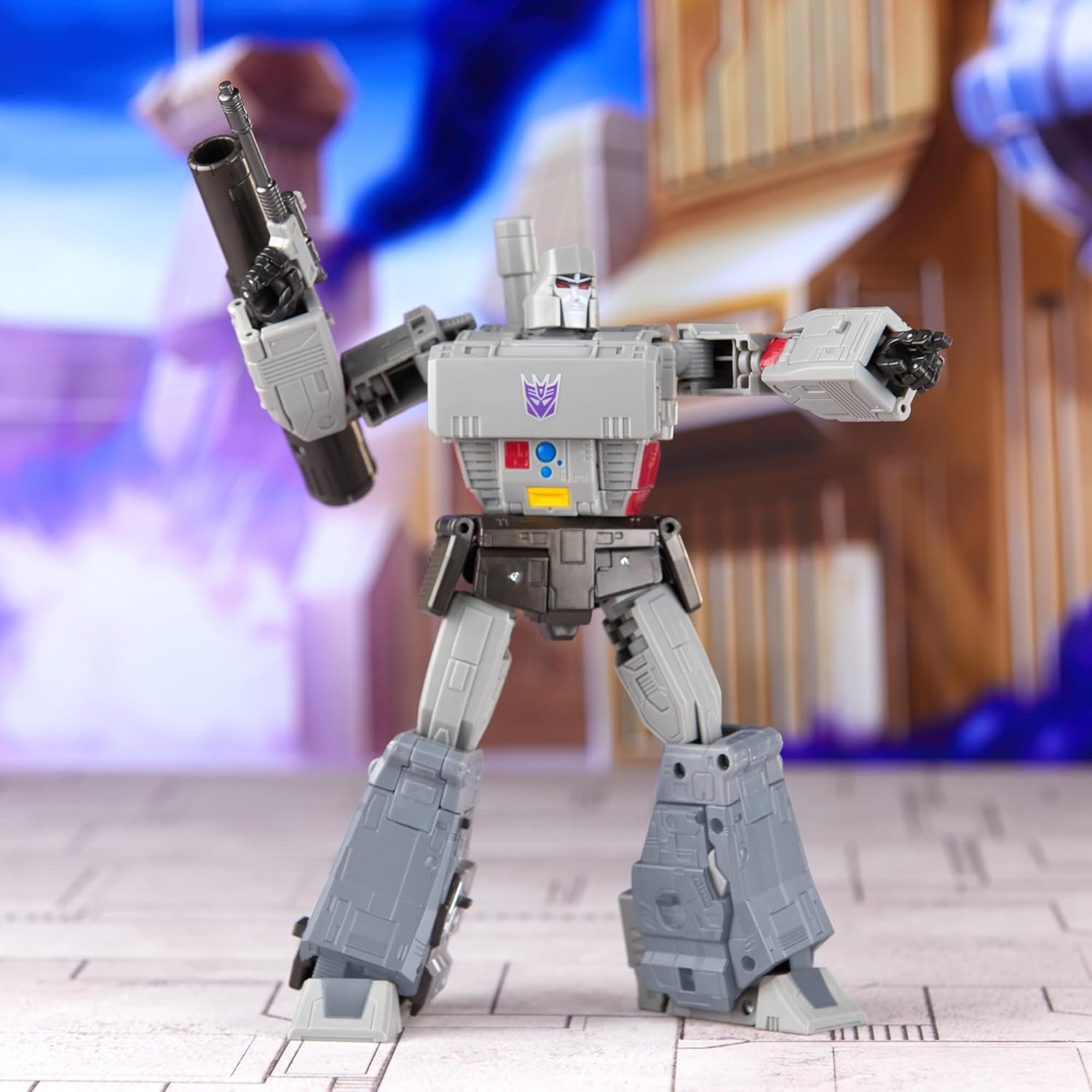 Transformers Studio Series The Movie Megatron, Leader Class - Figura de acción de conversión de 8.5 pulgadas, juguetes robot para mayores de 8 años