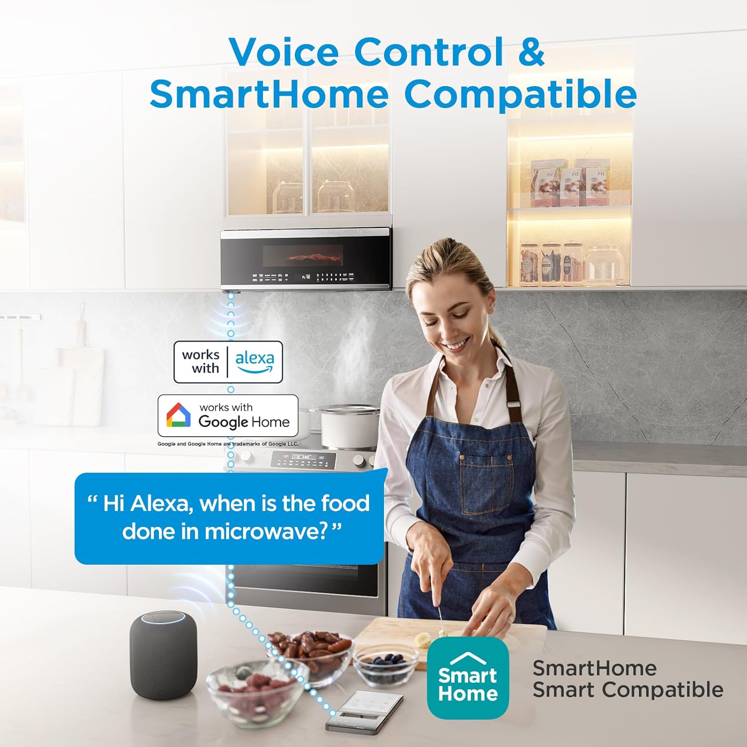 Midea MMO12S3ASTZ Microondas de sobremesa, 1.2 pies cúbicos Microondas delgados con cocción por sensor, Microondas de acero inoxidable, 1000W de potencia de calentamiento con ventilador de ventilación