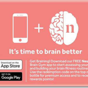 NEURIVA Suplemento cerebral original para memoria, enfoque y concentración, aprendizaje y precisión con nootrópicos clínicamente probados, fosfatidilserina y neurofactor, sin cafeína, cápsulas de 30 unidades
