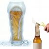 Vaso de cerveza de fútbol – Copa de 16 oz con forma de copa de campeón para ver fiestas – Regalos novedosos del fútbol para los fanáticos del fútbol