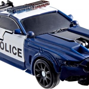 Transformers Studio Series The Last Knight Barricade Deluxe Class - Figura de acción de conversión de 4.5 pulgadas, juguetes robot para mayores de 8 años