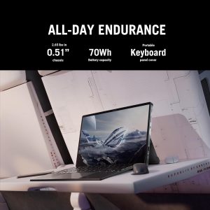 ASUS ROG Flow Z13 (2025) Gaming Laptop, 13” ROG Nebula 16:10 2.5K 180Hz/3ms, AMD Ryzen AI MAX+ 395, RDNA 3.5 Graphics, 128GB LPDDR5X 8000MHz, 1TB PCIe Gen 4 SSD, Wi-Fi 7, Win 11 Pro, GZ302EA-XS99