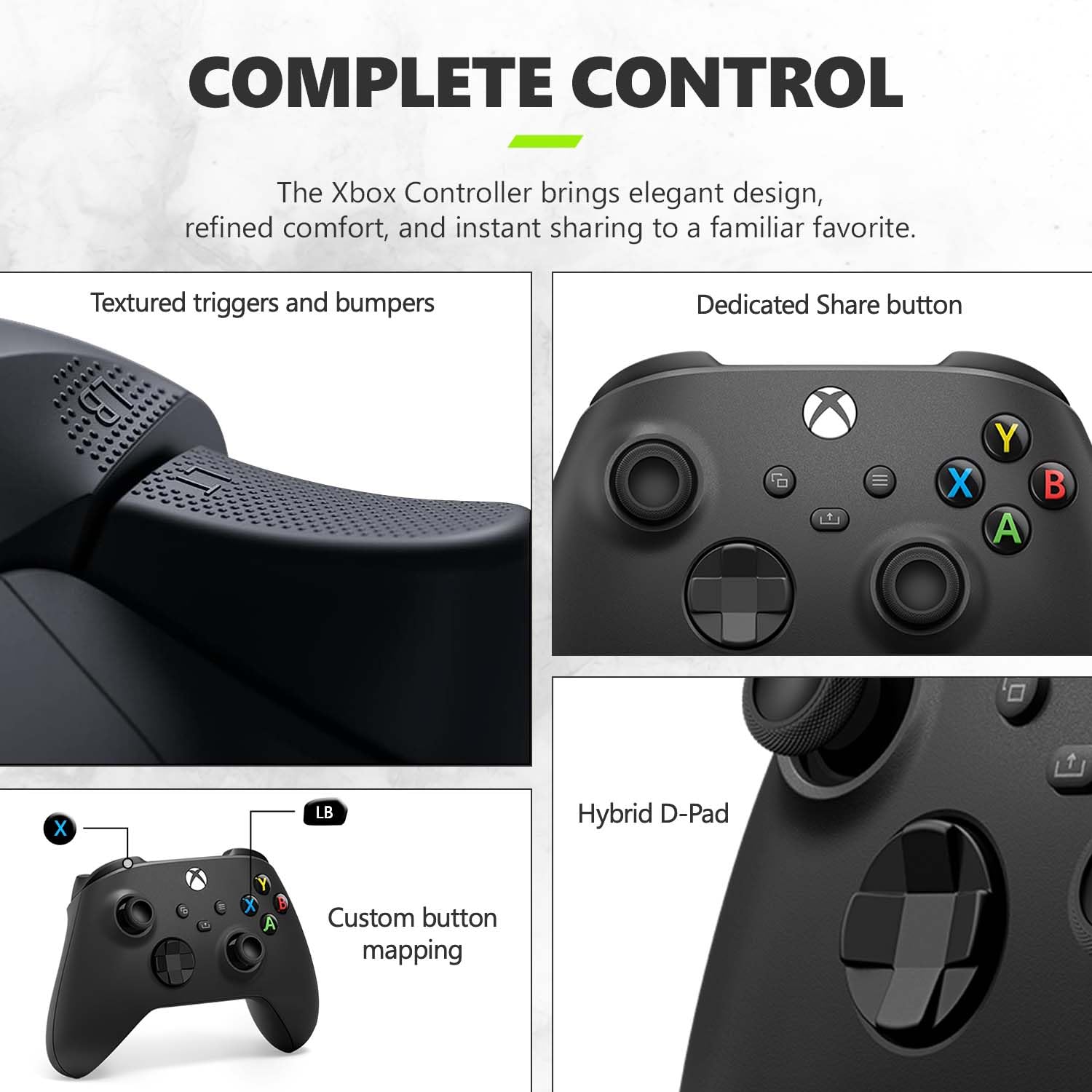 Microsoft Xbox Series S 1TB SSD Console Carbon Black - Includes Xbox Wireless Controller - Up to 120 frames per second - 10GB RAM 1TB SSD - Experience high dynamic range - Xbox Velocity Architecture (Renewed)
