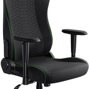 Razer Iskur V2 X Ergonomic Gaming Chair: Built-in Lumbar Support - Widened Seat Base - High Density Foam Cushions - Adjustable 152 Degree Recline - 2D Armrests - Plush Fabric Finish - Black