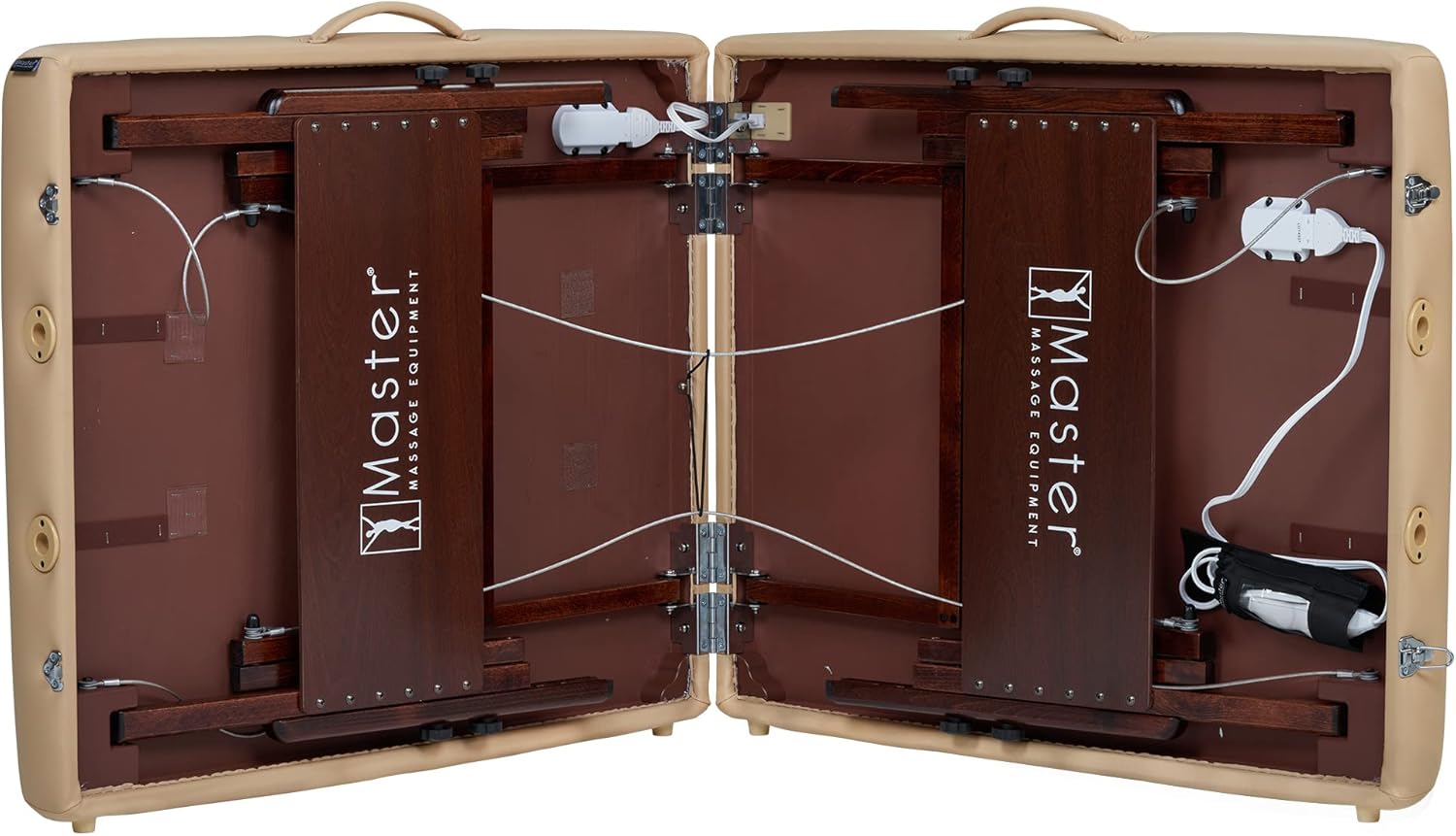Master Massage 30" Del Ray Therma Top Portable Massage Table Package with Accessories- for Use as a Tattoo Bed, Lash Table