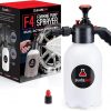 Suds Lab F4 Foaming Pump Sprayer with 70 oz UV Resistant Canister & Ergonomic Handle – Handheld Dual-Action Atomizer Car Foam Sprayer for Detailing, Garden & Home Use