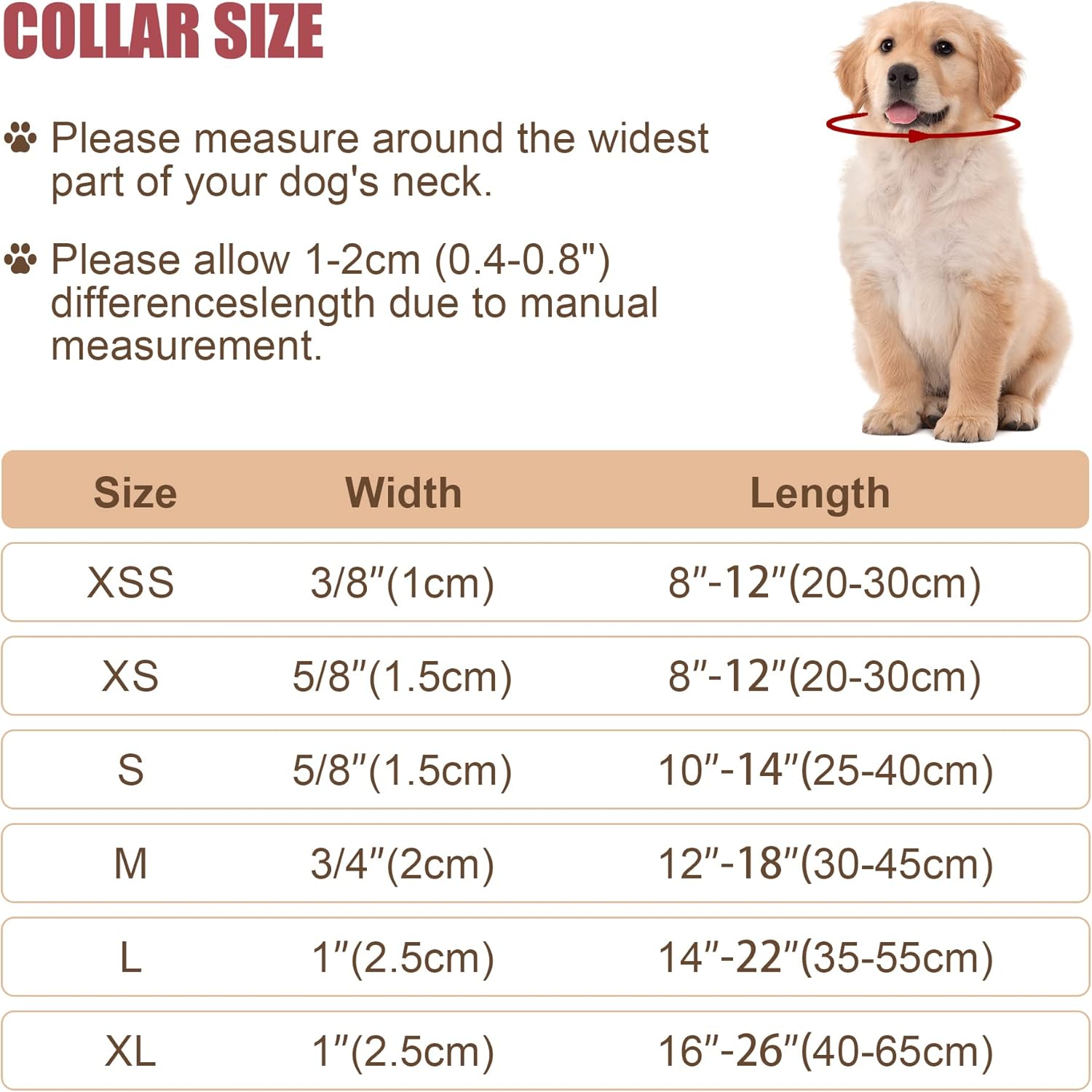 Reflective Dog Collar with Buckle Adjustable Safety Nylon Collars for Small Medium Large Dogs, Pink S