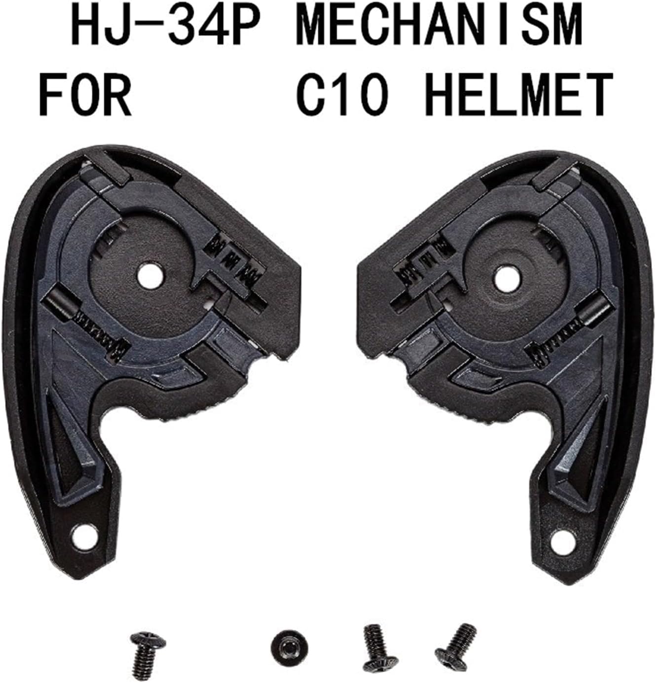 Helmet Visors Base, 2pcs 34p Visors Base for Hjc C10 Helmets, Fashion Motorcycle Helmets Bases Mount Adapter Secure Attachmen, Hjc Helmet Parts Replacement