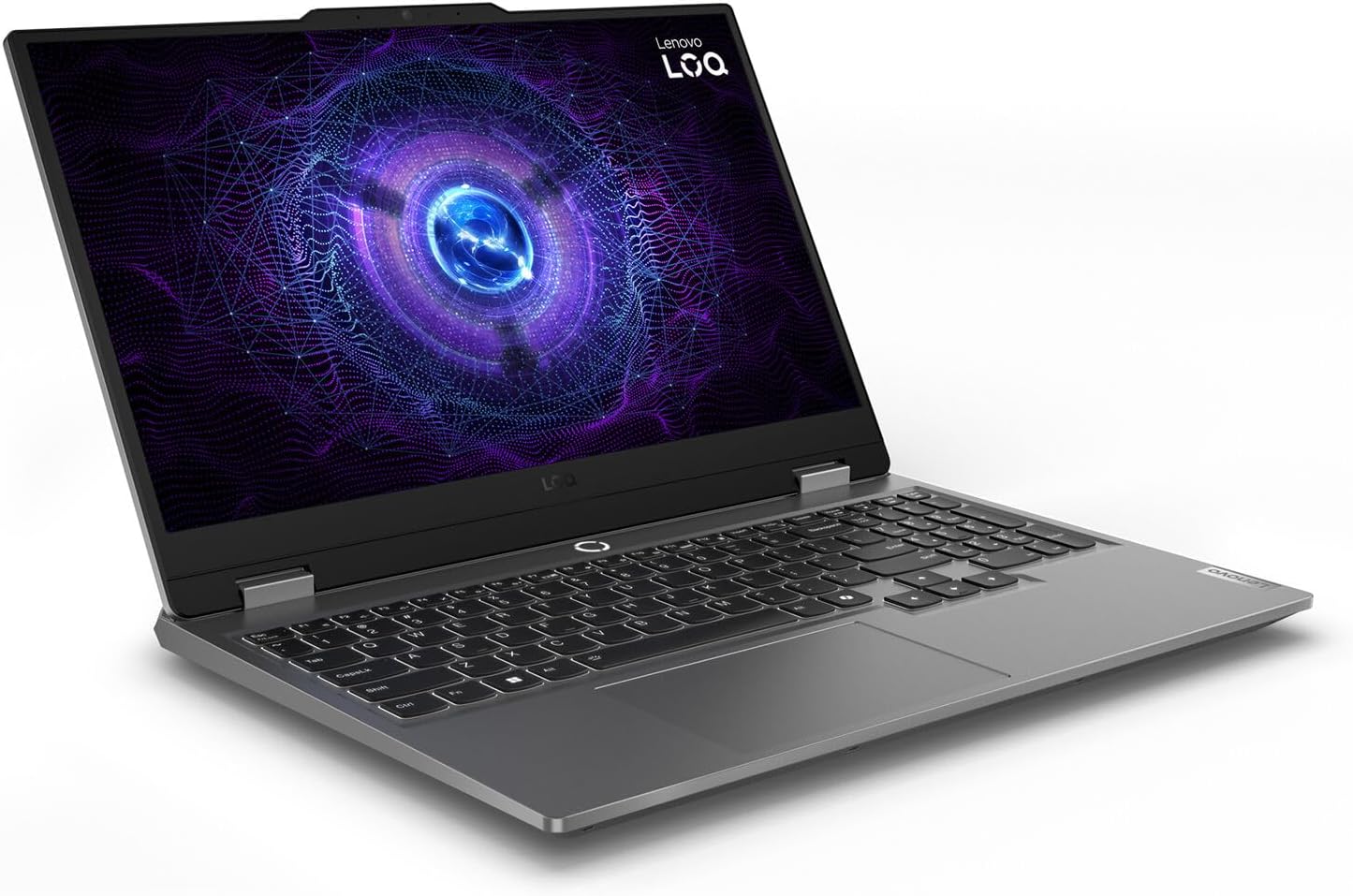 Lenovo LOQ, laptop para juegos, pantalla FHD de 15.6 pulgadas y 144 Hz, procesador AMD Ryzen 5 7235HS, GeForce RTX 4050, 16 GB DDR5, SSD de 512 GB, Wi-Fi 6, Ethernet, USB-C, HDMI, teclado