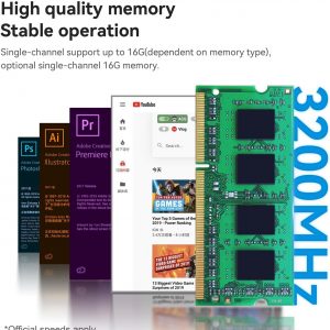 Beelink Mini S12 Pro Mini PC, Intel 12th Gen N100 (4C/4T, up to 3.4GHz), 16GB DDR4, 500GB SSD, Desktop Computer Support Dual HDMI 4K@60Hz, WiFi 6, BT5.2, NAS, Low Power