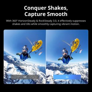 DJI Osmo 360 Cámara Combo Estándar, Cámara de Acción Resistente al Agua de 360° con Imágenes de 360° de 1 Pulgada, Video 360° de 8K Nativo, Almacenamiento Integrado de 105GB, Foto 360° de 120MP