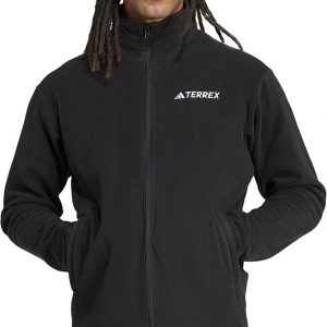 adidas Men's Terrex Multi Essentials Full-zip Fleece Hiking Jacket