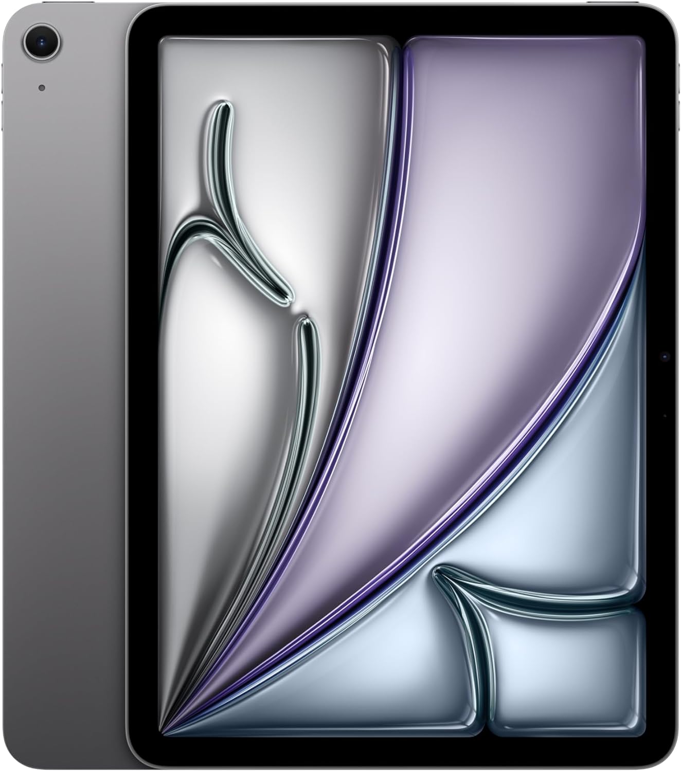 Apple iPad Air de 11 pulgadas (M2): Diseñado para Apple Intelligence, Pantalla Liquid Retina, 512GB, Cámara Frontal/Trasera de 12MP, Wi-Fi 6E, Touch ID, Batería de Todo el Día — Gris Espacial