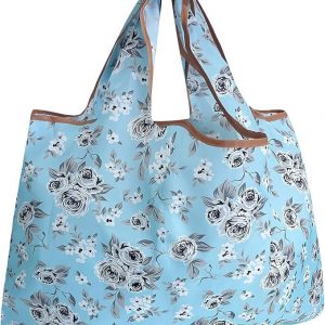 allydrew Large Foldable Tote Nylon Reusable Grocery Bags
