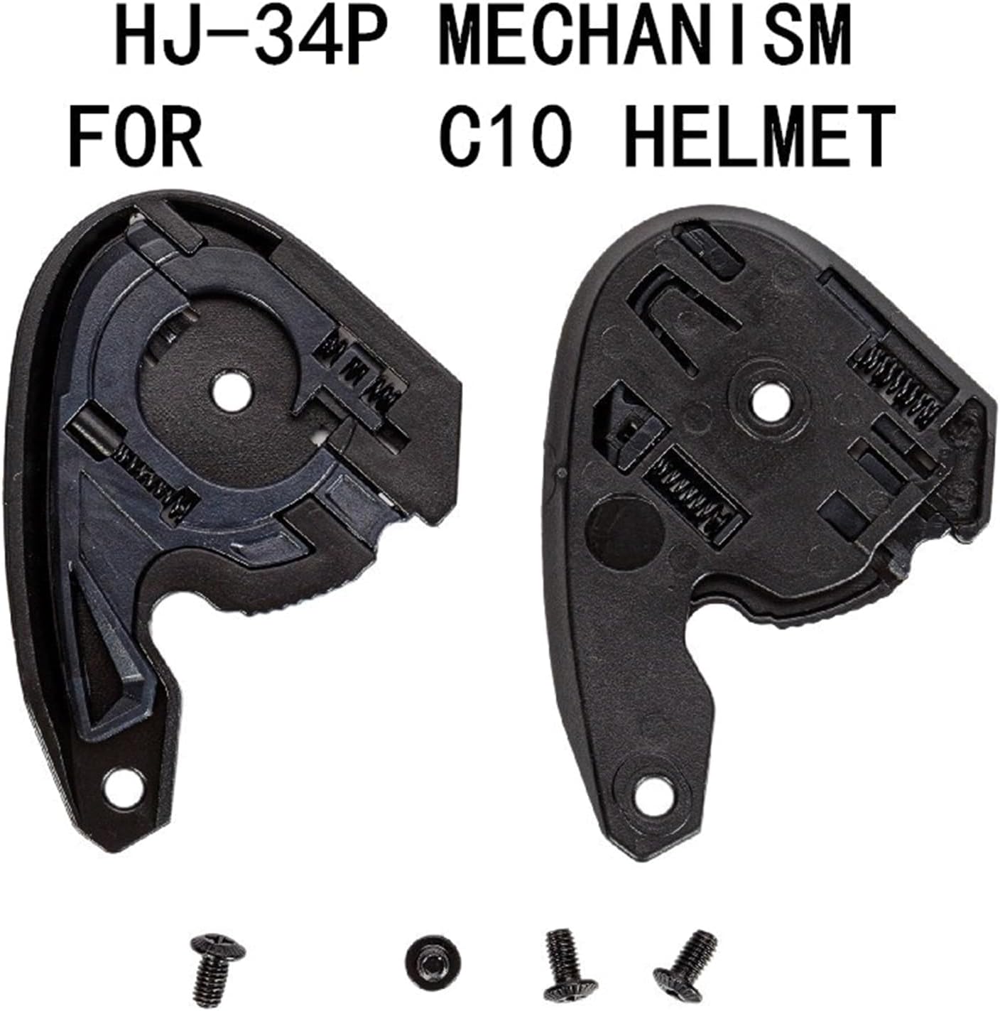 Helmet Visors Base, 2pcs 34p Visors Base for Hjc C10 Helmets, Fashion Motorcycle Helmets Bases Mount Adapter Secure Attachmen, Hjc Helmet Parts Replacement