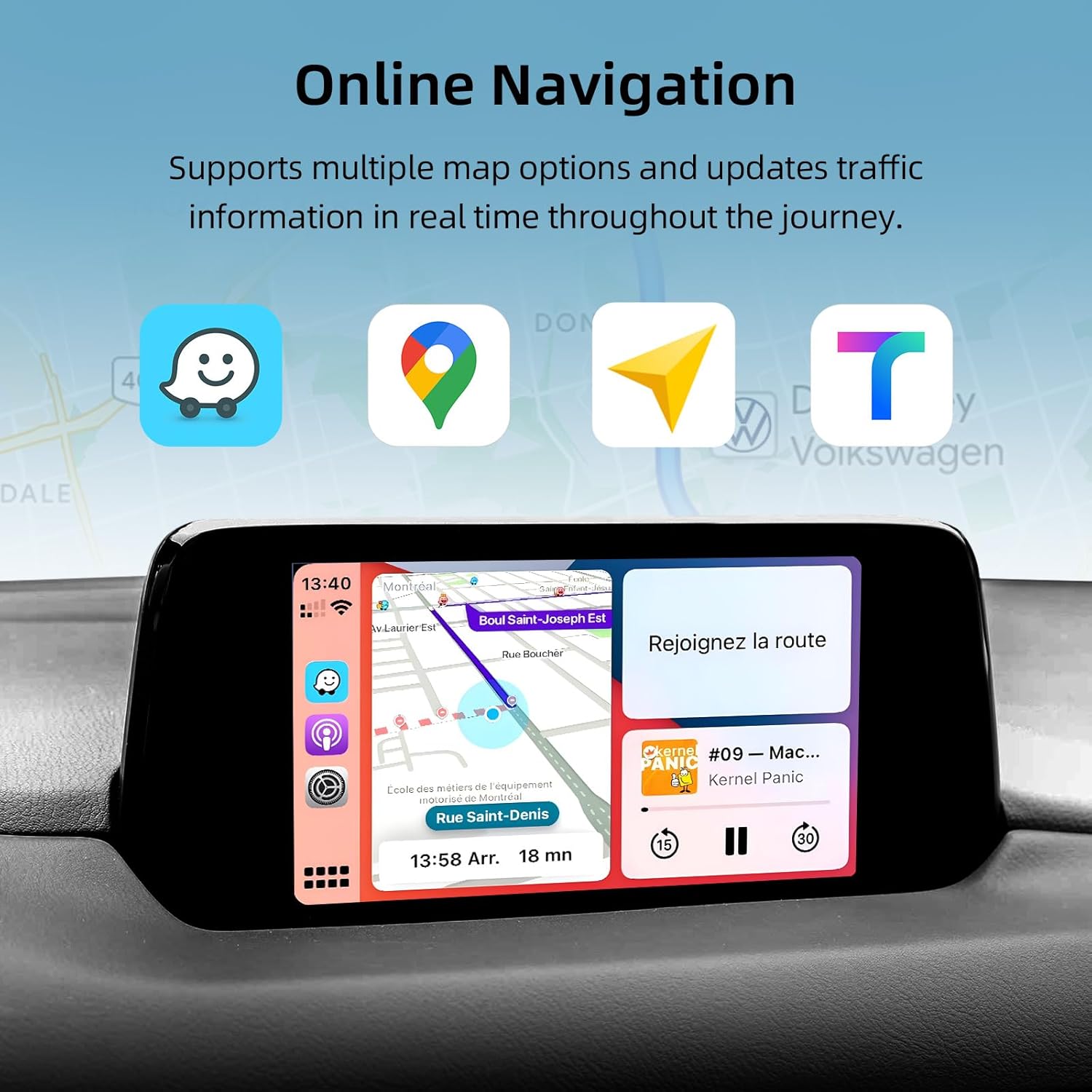 TK78-66-9U0C OEM Mazda Carplay Android Kit de reacondicionamiento automático, adaptador Apple Carplay compatible con MZD 2/3/6/CX3/CX5/CX9/MX5 2015-2020 años accesorios