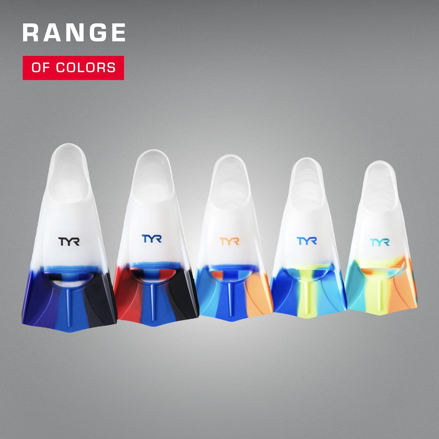 TYR Stryker Silicone Swim Fins - Adult Swimming Gear for Training and Racing