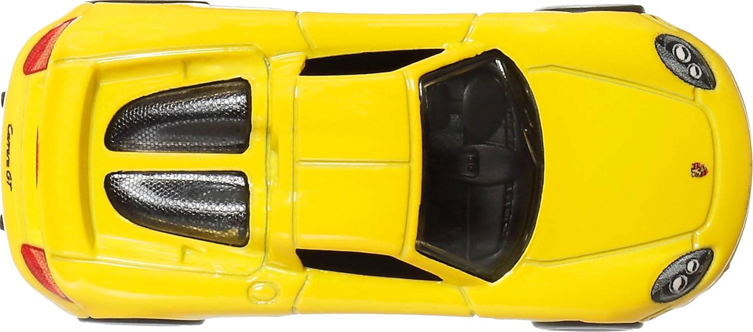 Hot Wheels Vehículo de Juguete Coleccionable Premium Car Culture, Porsche Carrera GT a Escala 1:64 Fundido a Presión, Vehículo de Iconos Atemporales con Neumáticos de Pilotos Reales
