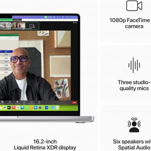 Apple MacBook Pro 2023 con chip Apple M3 Pro (16 pulgadas, 18 GB de RAM, 512 GB de almacenamiento SSD) (QWERTY en inglés), plateado (renovado)