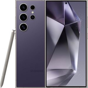 Samsung Galaxy S24 Ultra 5G, versión estadounidense, 512GB, violeta titanio - desbloqueado (renovado)