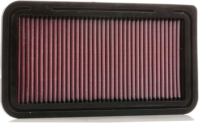 K&N Filtro de aire de alto flujo original de por vida para motor: Aumenta la potencia: Premium, lavable: Compatible con Mazda 2005-2015: MX-5, 33-2335