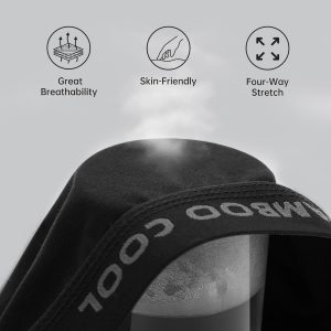 BAMBOO COOL Men's Ultra Breathable Underwear,No Riding Up Boxer Briefs with ComfortFlexible Waistband,Multipack