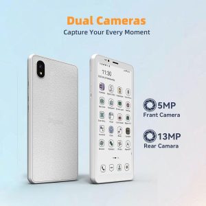 Bigme HiBreakS Color Epaper Smart Phone, batería de 3300 mAh, procesador de 8 núcleos, 6 GB+128 GB, teléfono móvil de 5.84 pulgadas, cámara dual, blanco