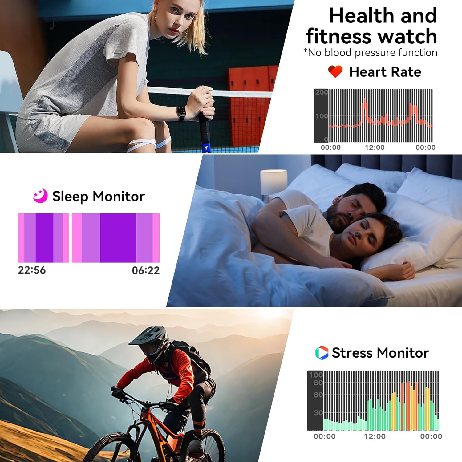 Smart Watch for Men Women, 1.83" HD Touch Screen Smartwatch with Bluetooth Call, 5 ATM Waterproof, 130+ Sport Modes Fitness Tracker Heart Rate Sleep Monitor Pedometer, Compatible with Android iPhone