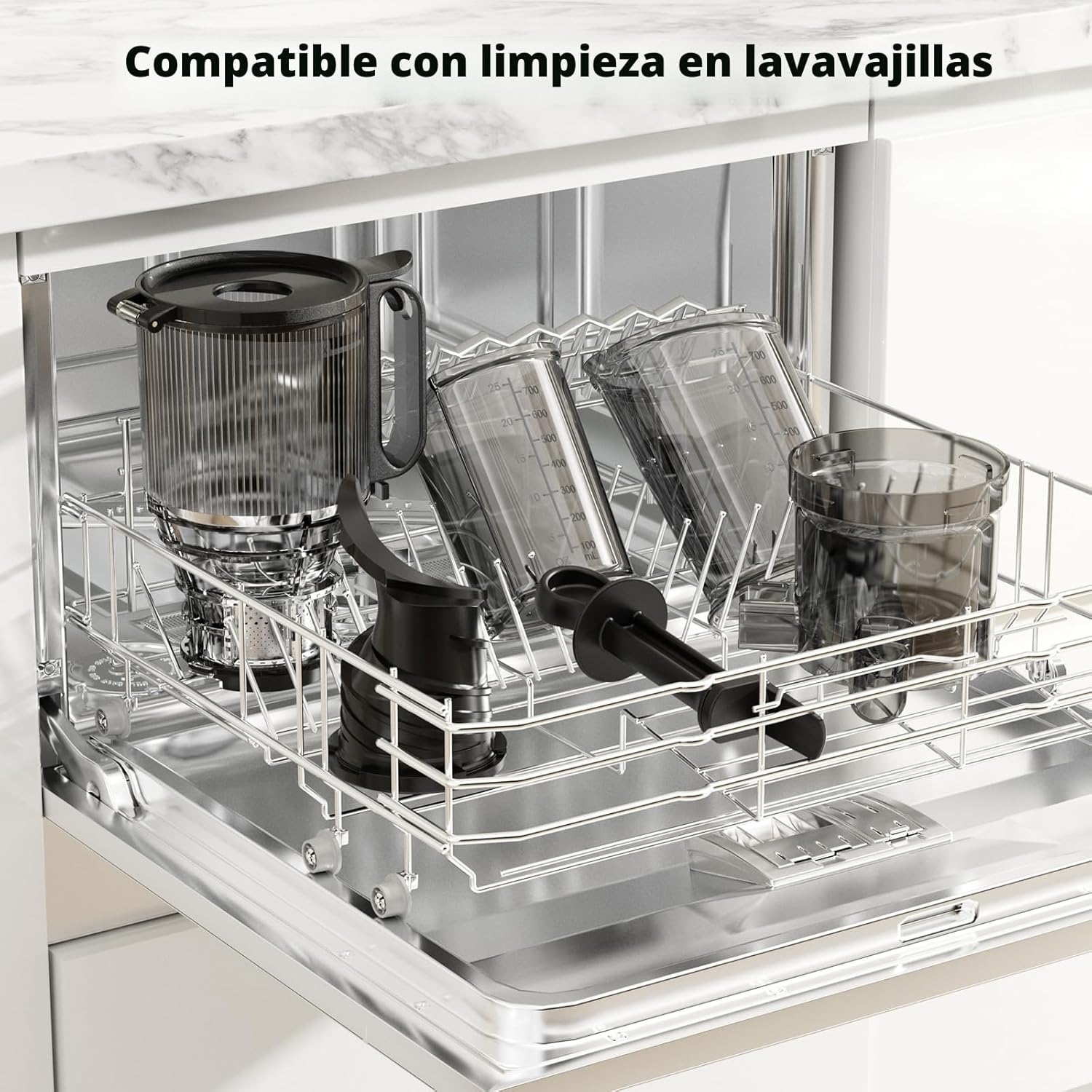 Máquinas exprimidoras con canal de alimentación grande de 5.8 pulgadas, exprimidor de prensa en frío para verduras y frutas enteras de 400 W, exprimidor de masticación lenta Máquina extractora de jugo