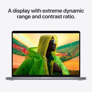 Apple MacBook Pro 2021 con chip Apple M1 Pro, 14 pulgadas, 32 GB de RAM, almacenamiento SSD de 1 TB, gris espacial (renovado)