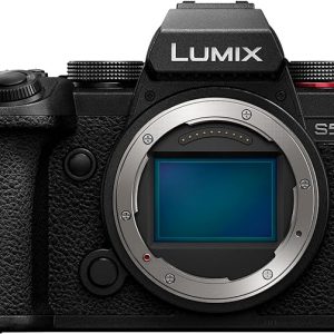 Panasonic LUMIX S5II Cámara sin espejo, de 24.2MP de marco completo con AF híbrido de fase, nueva tecnología de I.S. activa, grabación ilimitada de 4:2:2 de 10 bits - DC-S5M2BODY Negro
