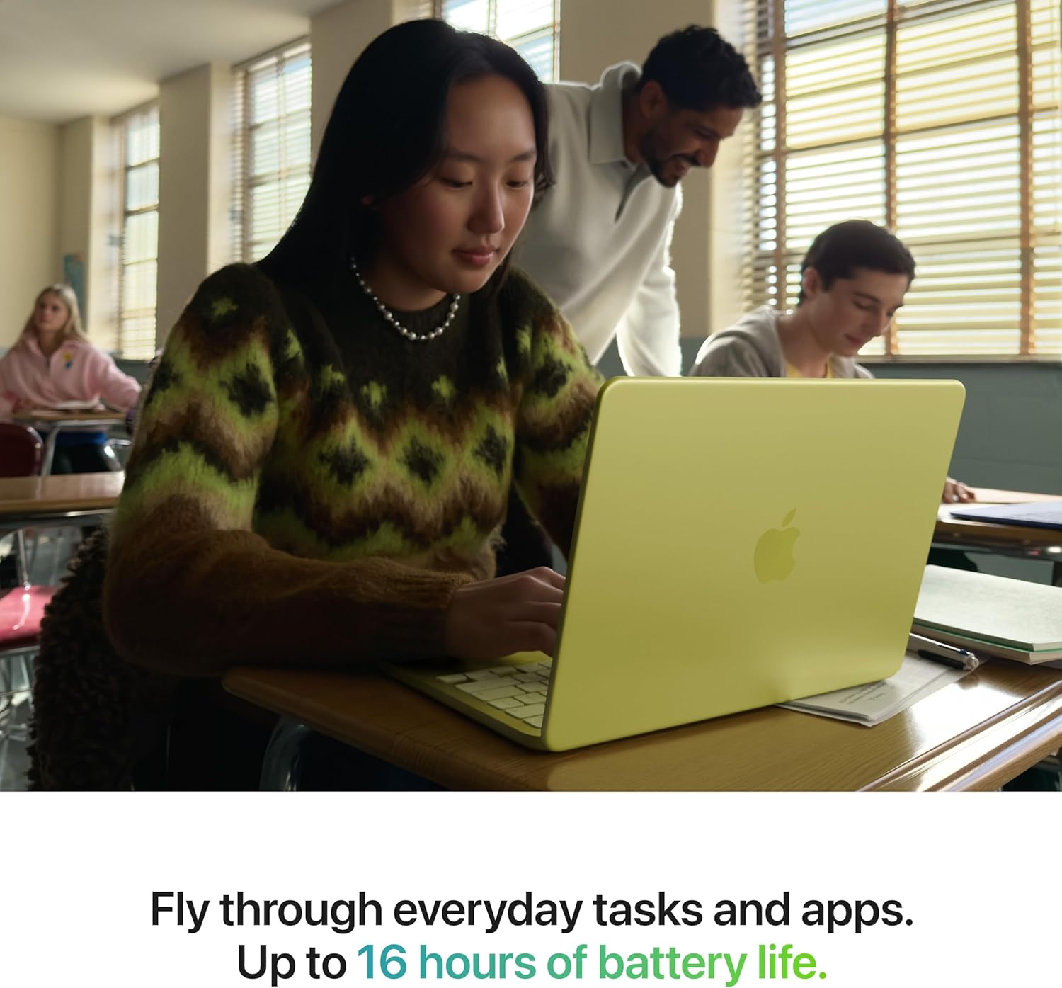 Apple 2026 MacBook Neo 13-inch Laptop with A18 Pro chip: Built for AI and Apple Intelligence, Liquid Retina Display, 8GB Unified Memory, 512GB SSD Storage, Touch ID; Citrus with AppleCare+ (3 years)