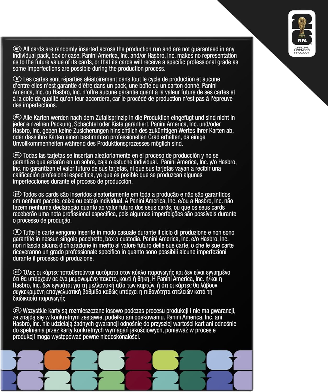 Monopoly Panini Prizm: Caja de refuerzo de cartas coleccionables de la Copa Mundial de la FIFA | Estrellas actuales y leyendas de la Copa Mundial de la FIFA | Regalos para los fanáticos del fútbol