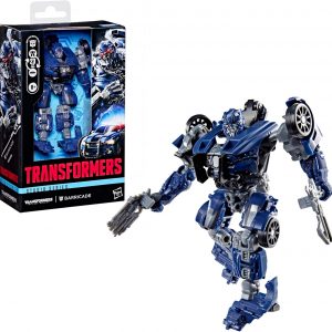 Transformers Studio Series The Last Knight Barricade Deluxe Class - Figura de acción de conversión de 4.5 pulgadas, juguetes robot para mayores de 8 años