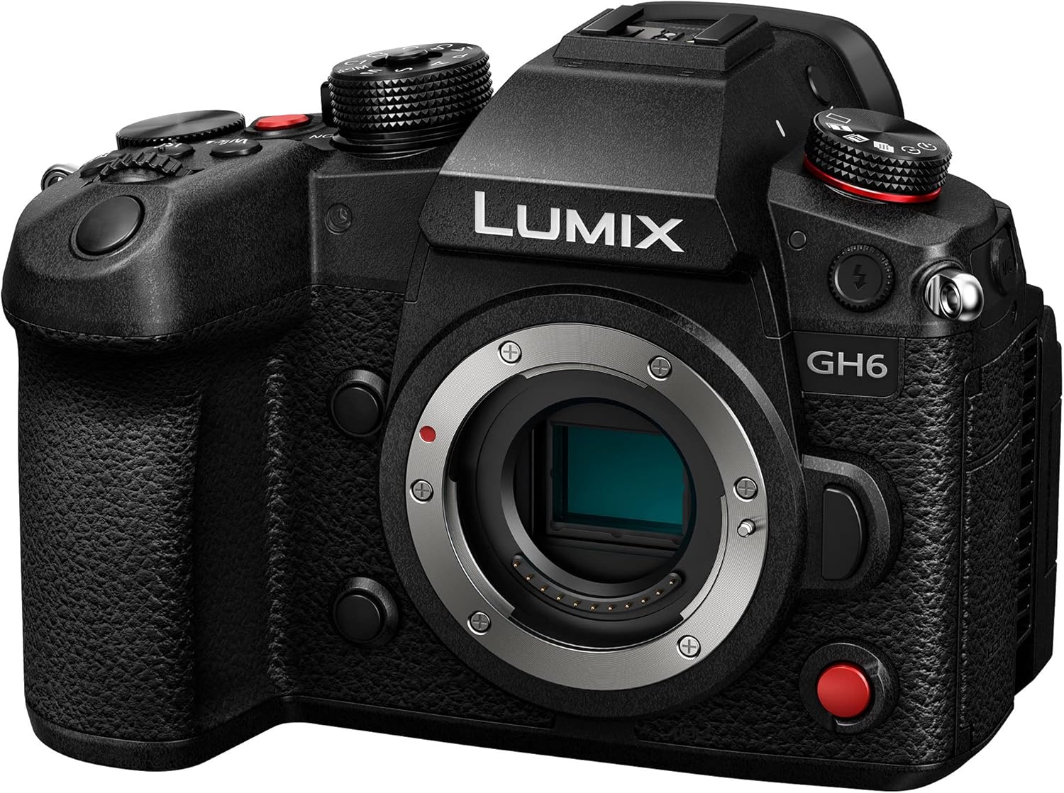Panasonic LUMIX GH6, 25.2MP Mirrorless Micro Four Thirds Camera with Unlimited C4K/4K 4:2:2 10-bit Video Recording, 7.5-Stop 5-Axis Dual Image Stabilizer ? DC-GH6BODY (Renewed)