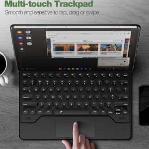 Dexnor para Samsung Galaxy Tab S10+ Plus/S9+ Plus/S9 FE+ Plus/S8+ Plus/S7+ Plus/S7 FE Funda con Teclado 31.5 cm Flotante Cantilever Magnético Soporte para S Pen Multi-Touch Trackpad Retroiluminado