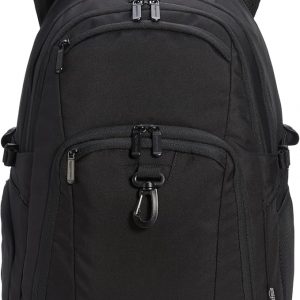 Amazon Basics Mochila de viaje para portátil de 17 pulgadas (17.0 in), color negro