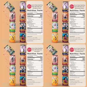 Demon Slayer Sparkling Water Variety Pack – 8 Flavors – 11.16 fl oz (330 ml) Each – Collectible Anime Drink (8-Pack Bundle)