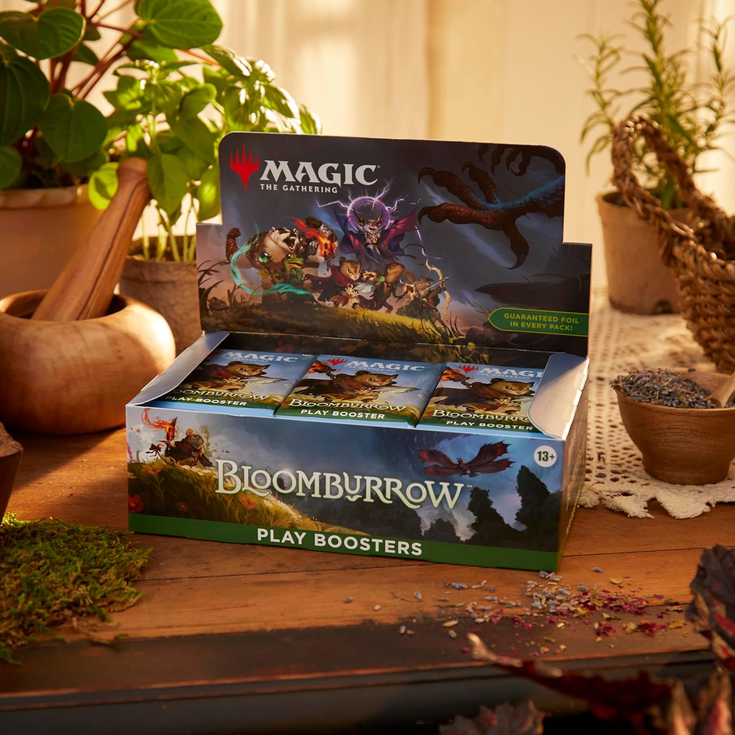 Magic: The Gathering Caja de refuerzos Bloomburrow - 36 paquetes (504 cartas mágicas)