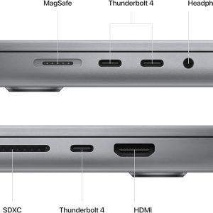 Apple MacBook Pro 2023 con chip M2 Max (16.2 pulgadas, 32 GB, almacenamiento SSD de 1 TB) - Gris espacial (renovado)